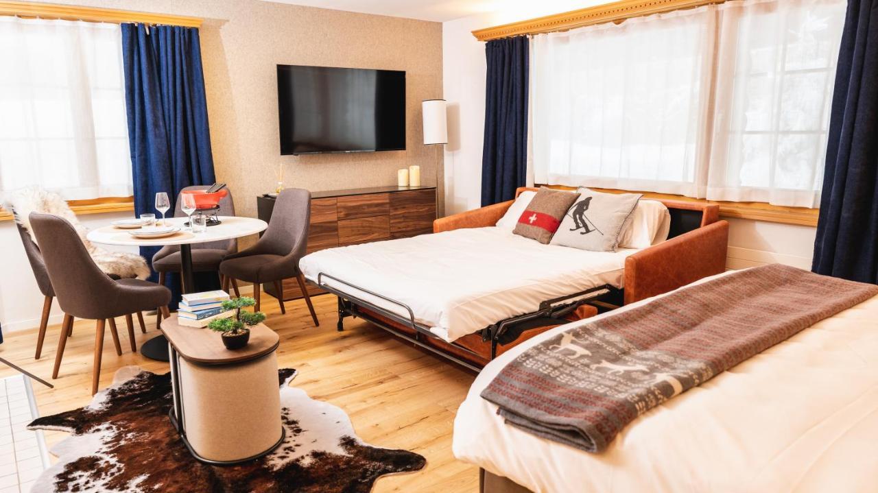 Wunderstay Alpine 16 Chic Studio Central Location Klosters Exterior photo